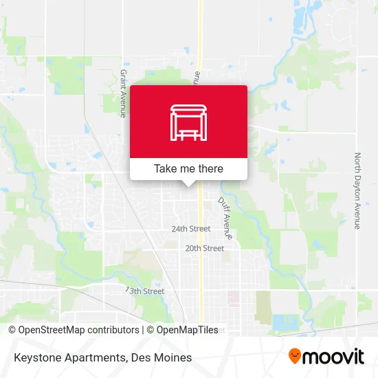 Keystone Apartments map