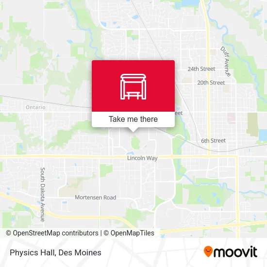 Physics Hall map