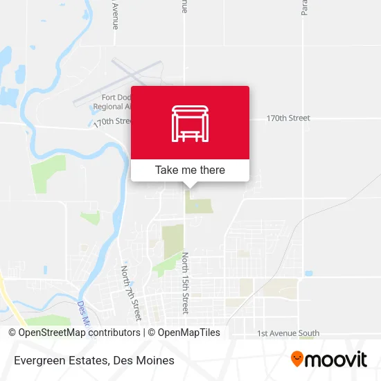Evergreen Estates map