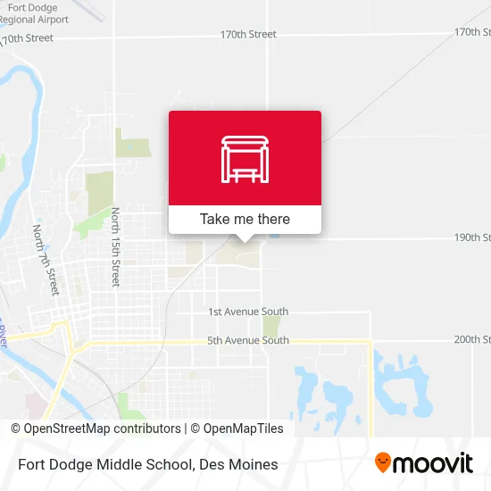 Fort Dodge Middle School map