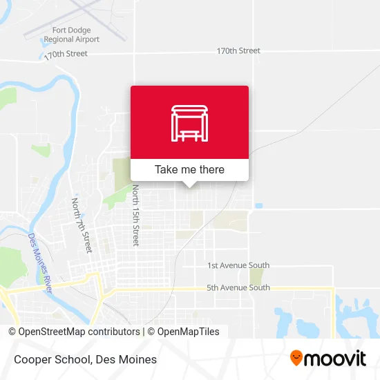 Cooper School map