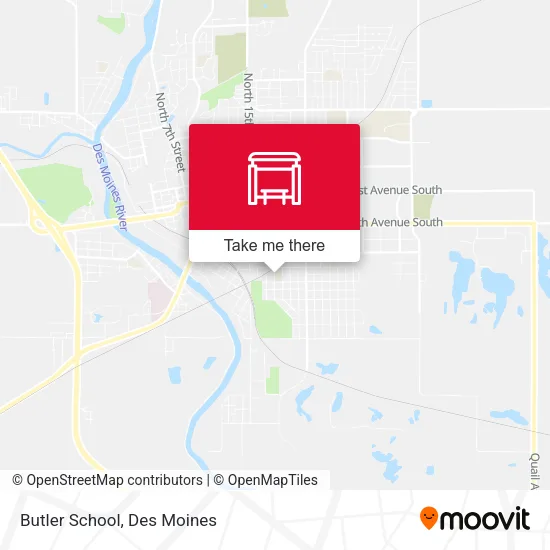 Butler School map