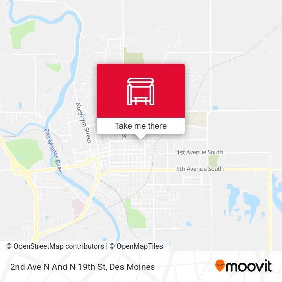 Mapa de 2nd Ave N And N 19th St