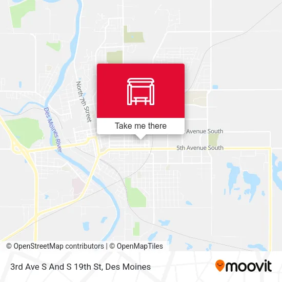 3rd Ave S And S 19th St map