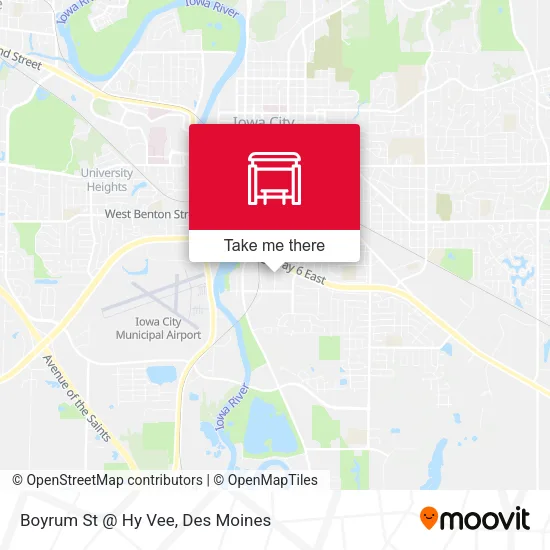 Mapa de Boyrum St @ Hy Vee