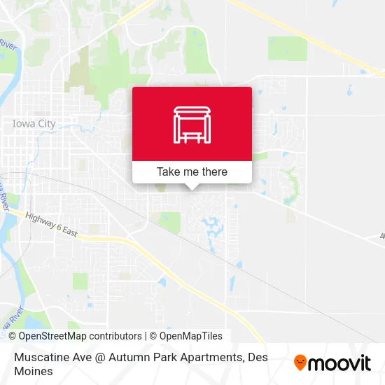 Muscatine Ave @ Autumn Park Apartments map