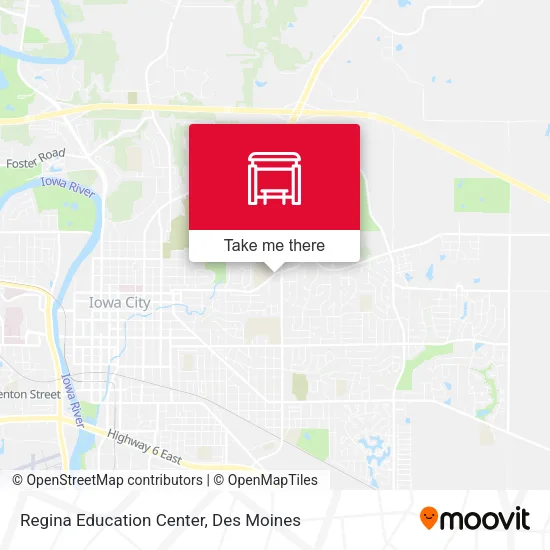 Regina Education Center map