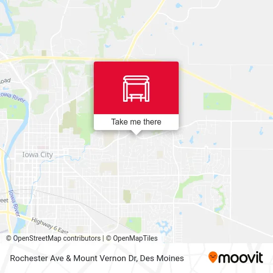 Rochester Ave & Mount Vernon Dr map