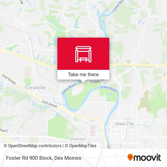 Foster Rd 900 Block map