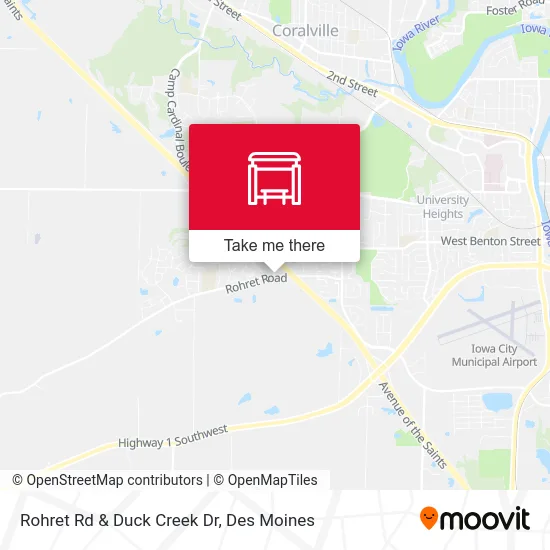 Rohret Rd & Duck Creek Dr map
