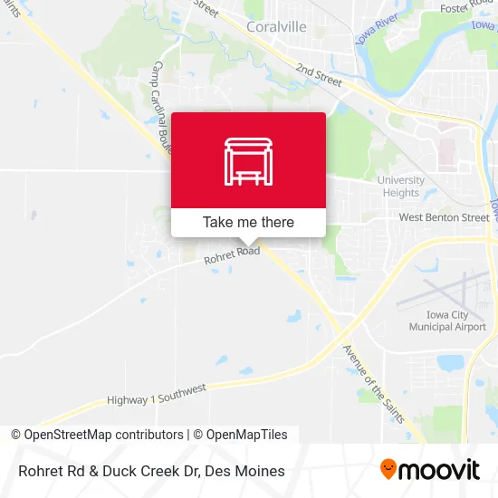 Rohret Rd & Duck Creek Dr map