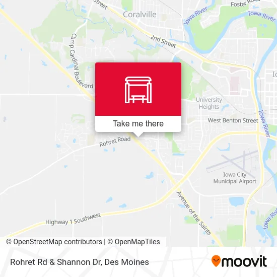 Rohret Rd & Shannon Dr map