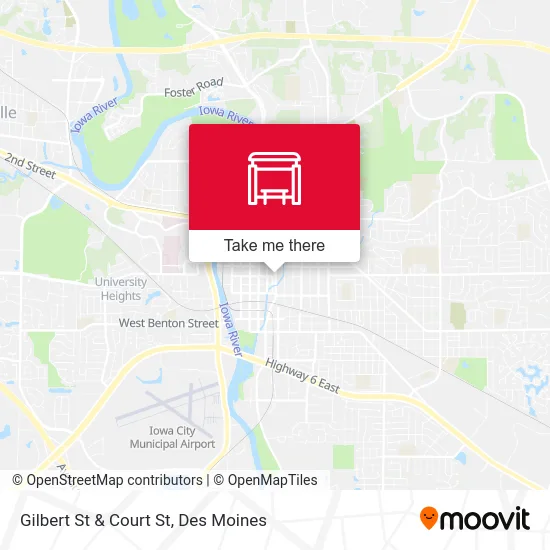 Gilbert St & Court St map