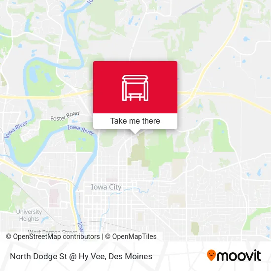 North Dodge St @ Hy Vee map