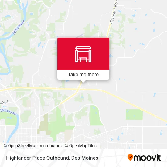 Highlander Place Outbound map