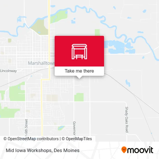 Mid Iowa Workshops map