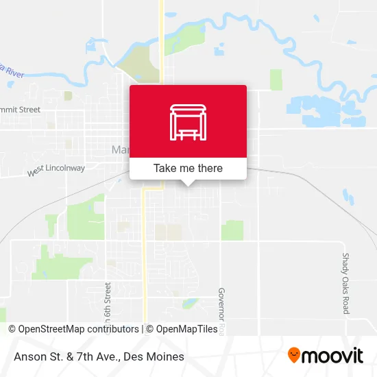 Anson St. & 7th Ave. map