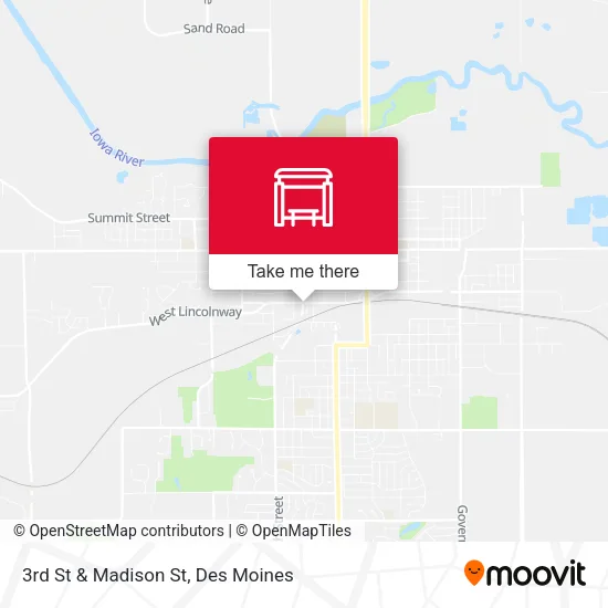 3rd St & Madison St map