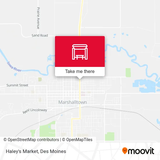 Haley's Market map