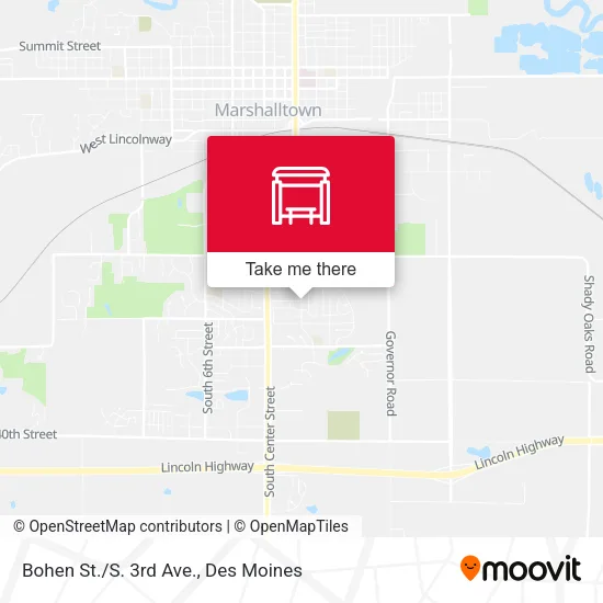 Bohen St./S. 3rd Ave. map