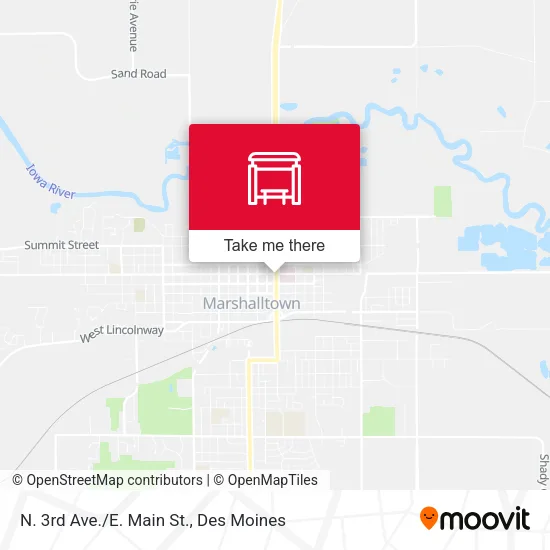 Mapa de N. 3rd Ave./E. Main St.
