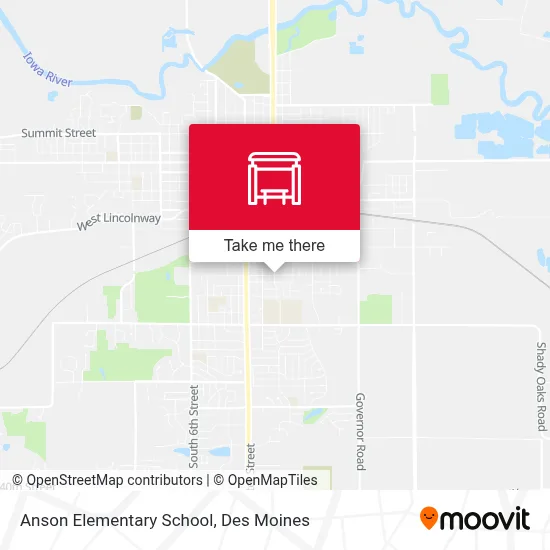 Anson Elementary School map