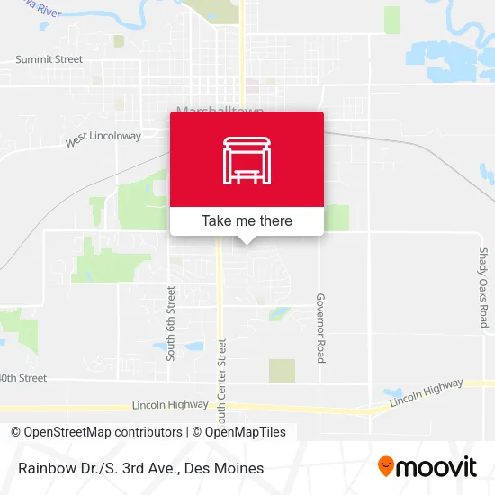Rainbow Dr./S. 3rd Ave. map