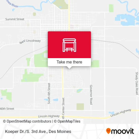 Mapa de Koeper Dr./S. 3rd Ave.
