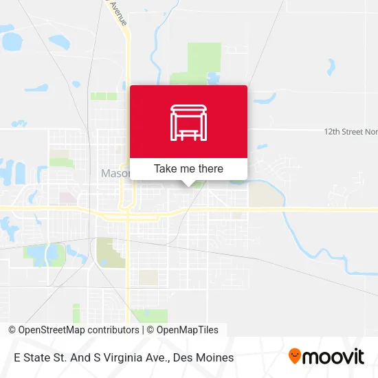 E State St. And S Virginia Ave. map