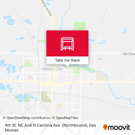 4th St. NE And N Carolina Ave. (Northbound) map