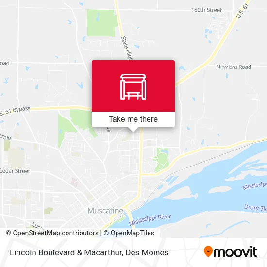 Lincoln Boulevard & Macarthur map