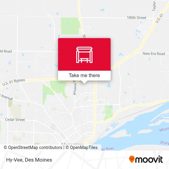 Hy-Vee map
