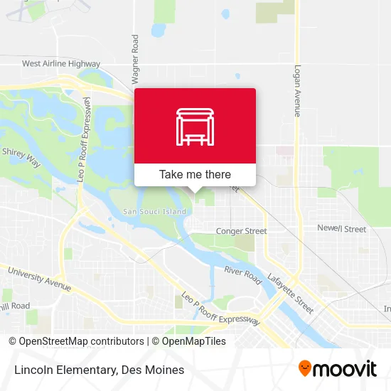 Lincoln Elementary map