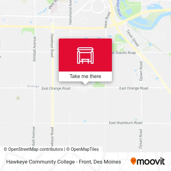 Hawkeye Community College - Front map