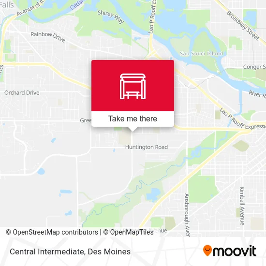 Central Intermediate map