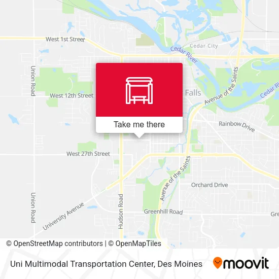Mapa de Uni Multimodal Transportation Center