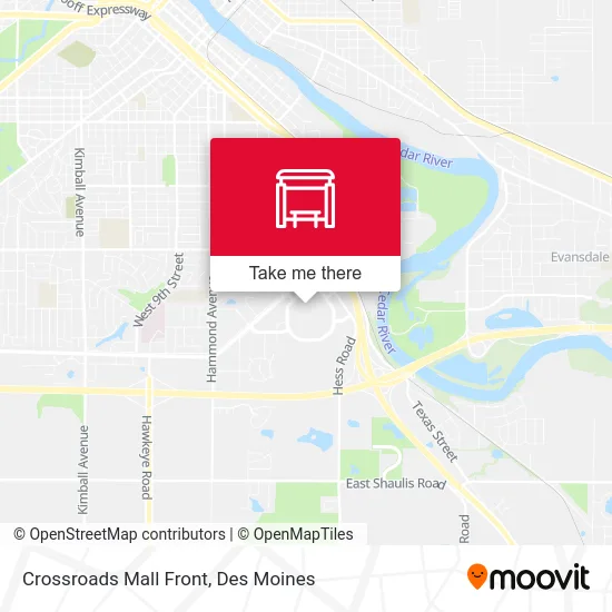 Crossroads Mall Front map