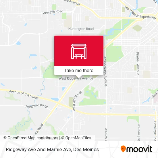 Ridgeway Ave And Marnie Ave map
