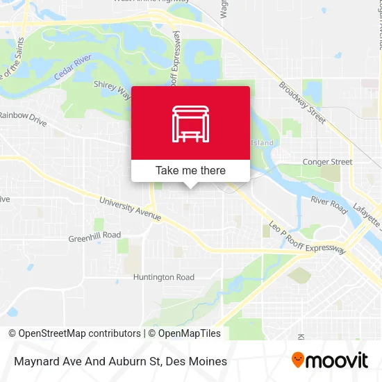 Maynard Ave And Auburn St map
