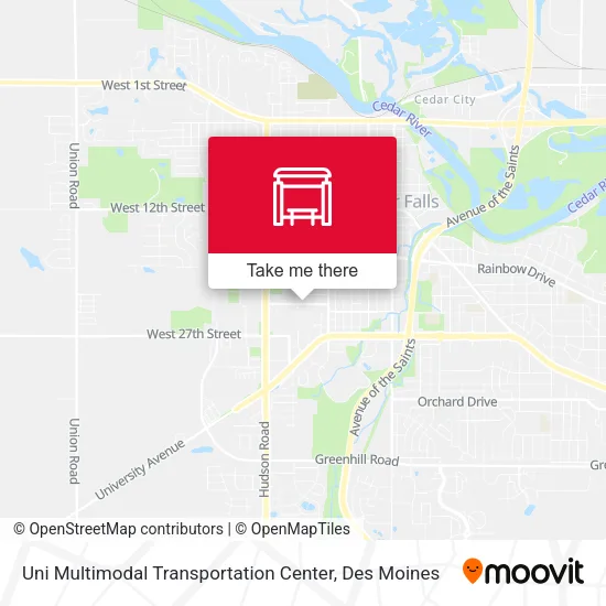 Mapa de Uni Multimodal Transportation Center
