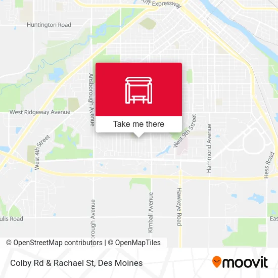 Colby Rd & Rachael St map