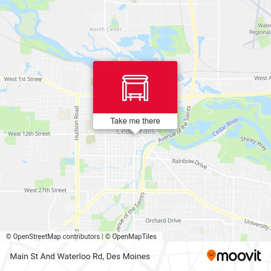 Main St And Waterloo Rd map