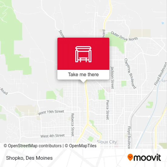 Shopko map