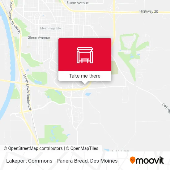 Mapa de Lakeport Commons - Panera Bread