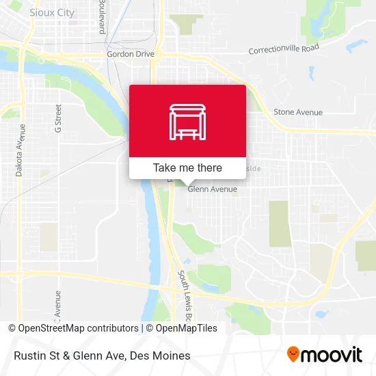 Mapa de Rustin St & Glenn Ave