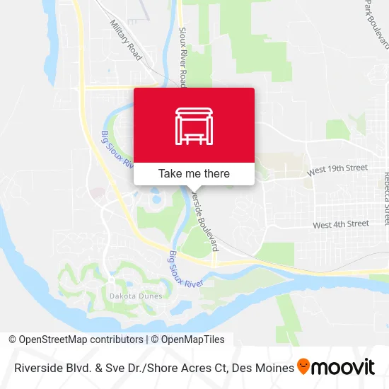 Riverside Blvd. & Sve Dr. / Shore Acres Ct map