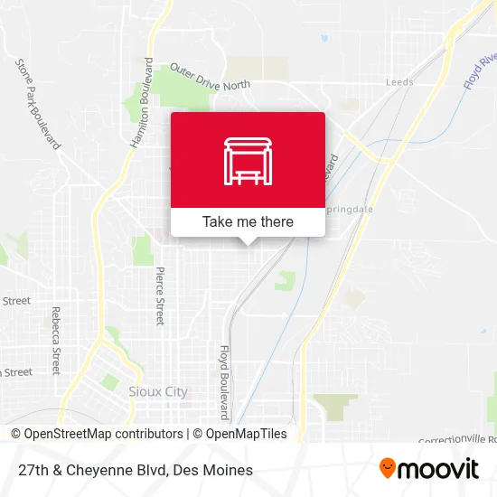 27th & Cheyenne Blvd map