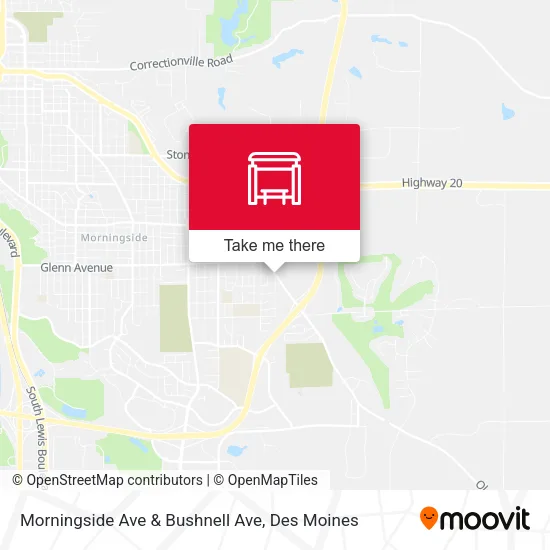 Morningside Ave & Bushnell Ave map