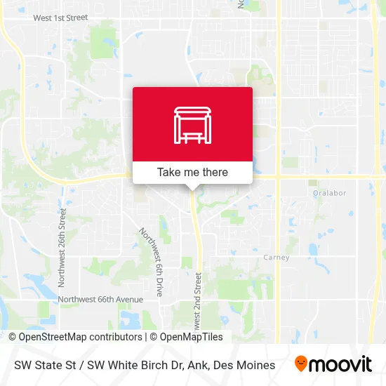 SW State St / SW White Birch Dr, Ank map
