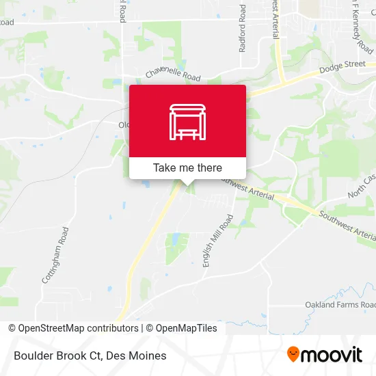 Boulder Brook Ct map